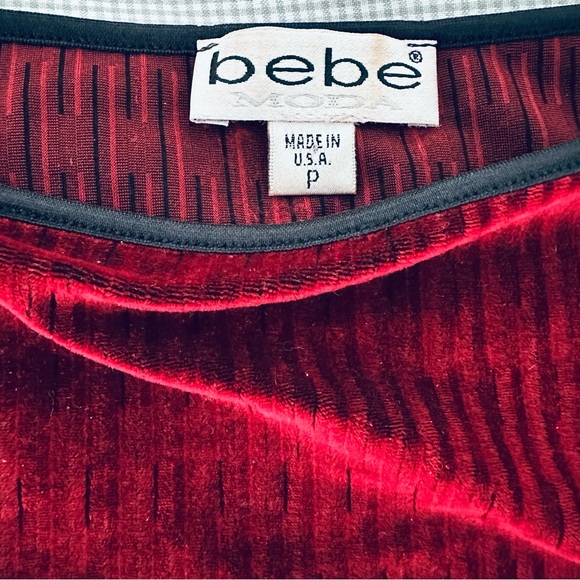 4 red and black Bebe and Rampage tops!! Very cute! Sizes XS, P, S - Picture 9 of 16